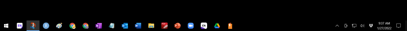 Notification Panel Won't Go Away - Taskbar 1-27-2022.png